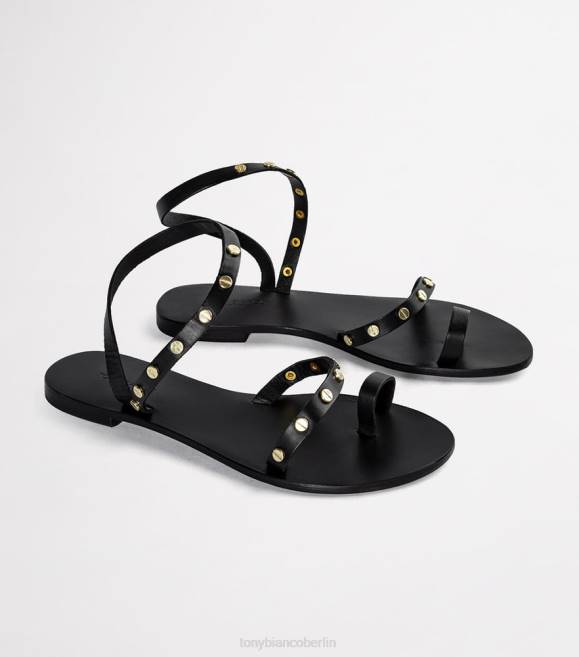 Sandalen| de Tony Bianco Frauen Finola-Wohnungen Schwarz 4624652